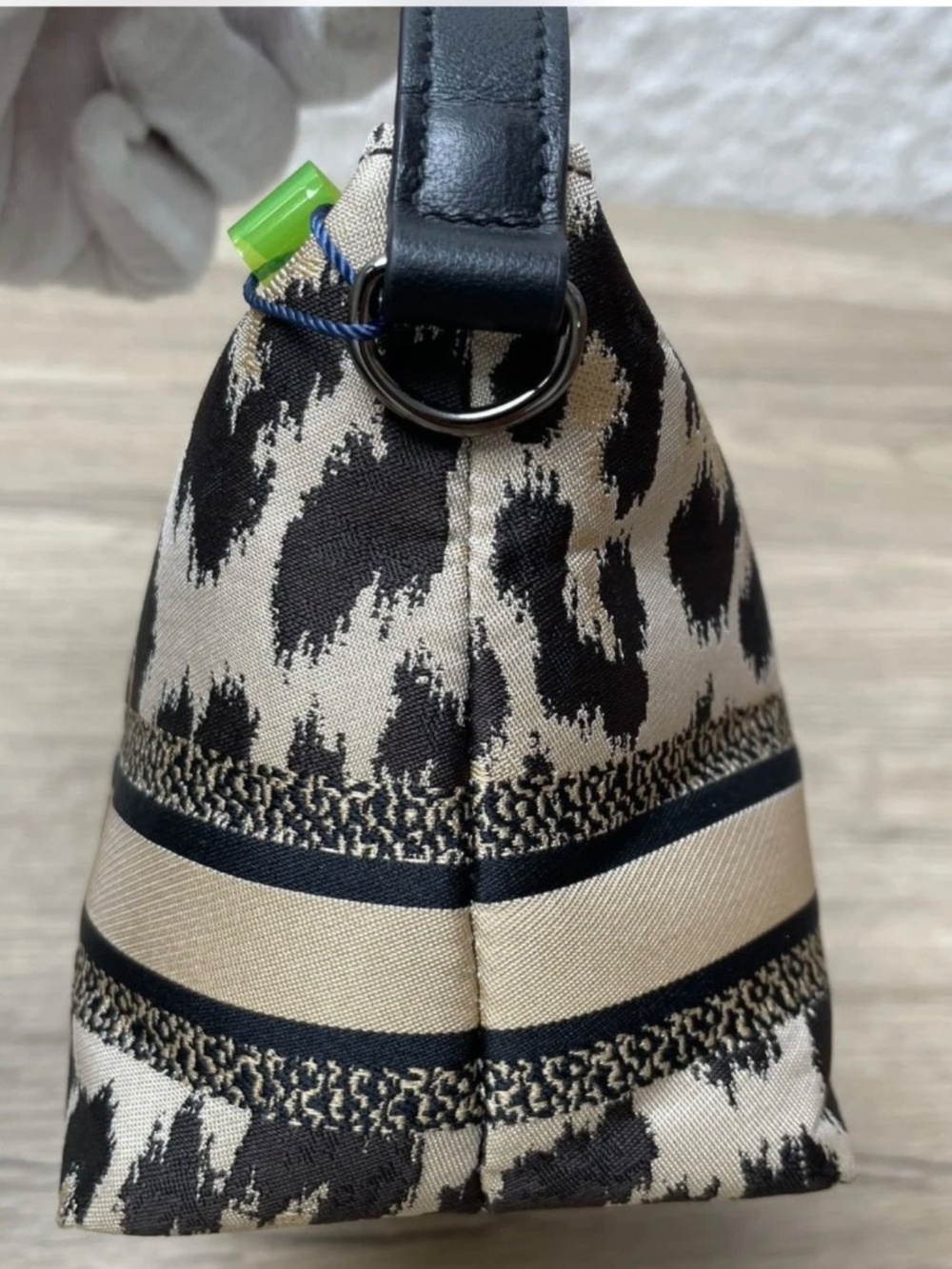 CHRISTIAN DIOR Mizza Leopard Lunch Box Bag DiorTravel Nomad w/dusty - Picture 3 of 16